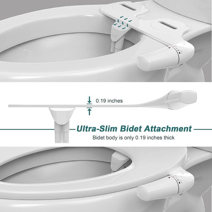 Produktbild Withlent Ultra-Slim Bidet Toilettenaufsatz, Nicht Elektrisch