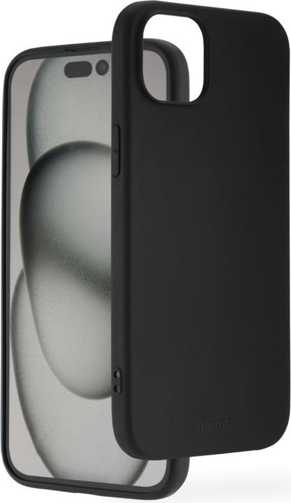 Actual product image Hama MagCase Fantastic Feel mobile phone case for Apple iPhone 15, black (00138109) (Apple iPhone 15)