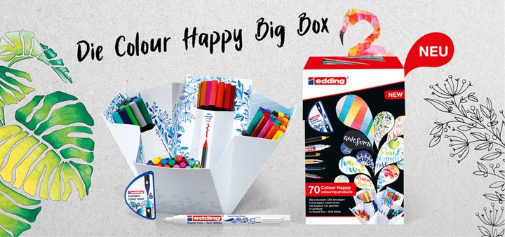 Image du produit Edding Happy Big Box 1340 + 1300 (Multicolore, 70 x)