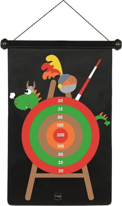 Actual product image Scratch Darts game knight (French, German, Italian, 1 - 2 Players)