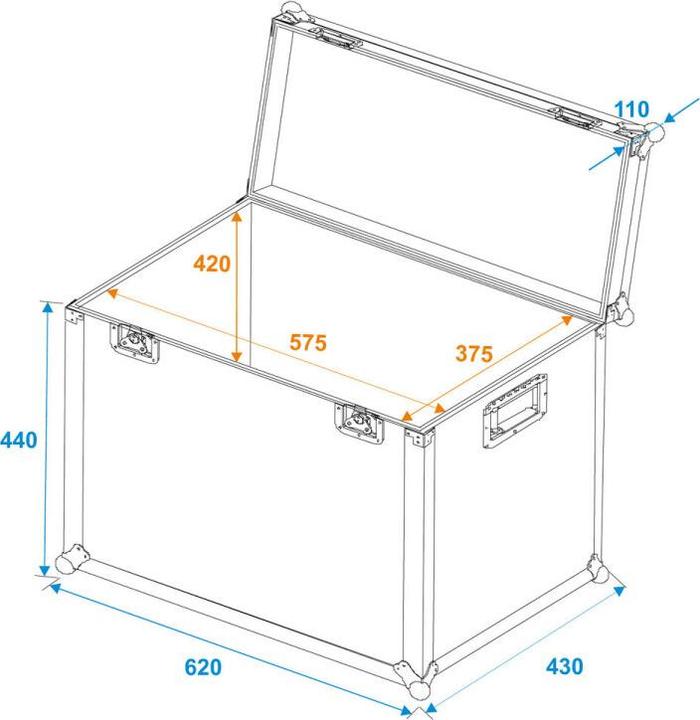 Actual product image Roadinger Universal transport case UC-645 (Universal)