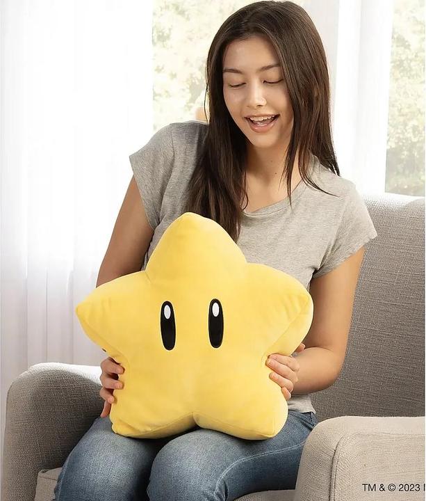 Immagine prodotto Tomy Super Mario peluche Mocchi-Mocchi Point Méga - Super étoile 30 cm (30 cm)