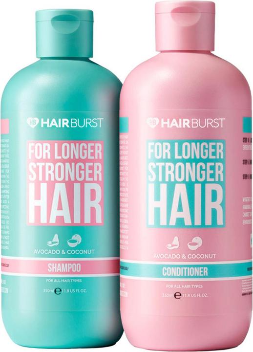 Produktbild Hairburst Shampoo & Conditioner for Longer & Stronger Hair 2 x 350 ml (700 ml, Flüssiges Shampoo)