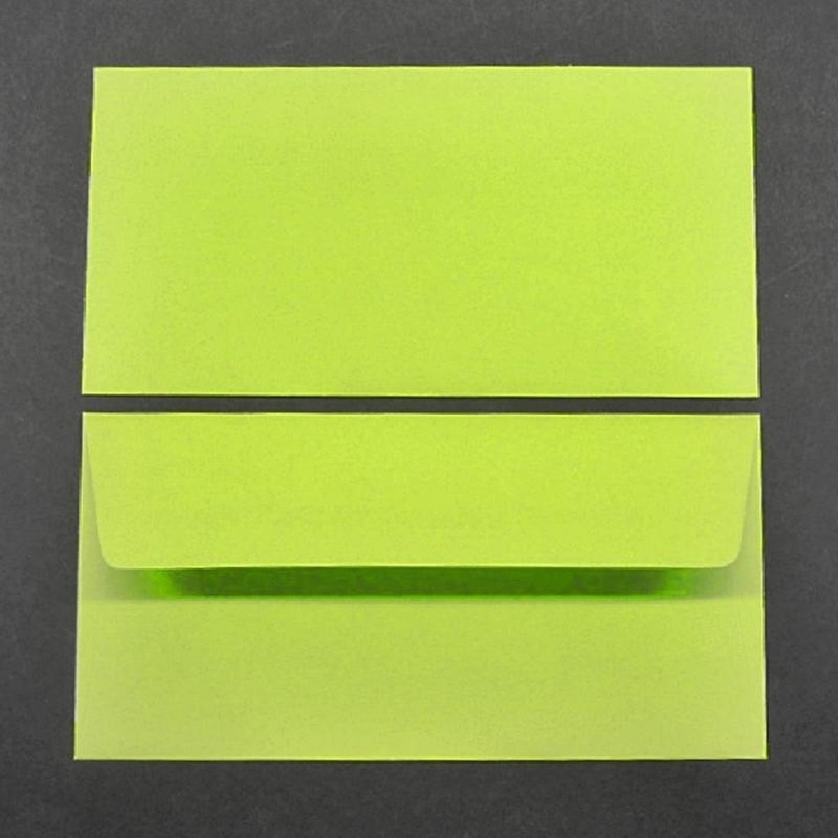 Thumbnail - Blanke, Briefumschlag, Briefumschläge DINlang 100g/qm gummiert VE=100 Stück maigrün (110 x 220 mm, 100 x)