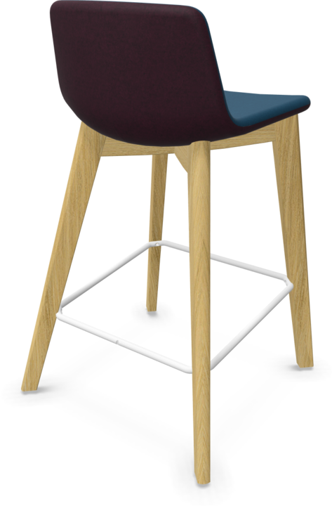 Blue, White, Bordeaux - Red melange, Ash natural light grey stained