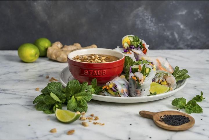 Produktbild Staub 4er-Set Rundschalen - 12 cm Rot (12 cm, 0.40 l, 4x)