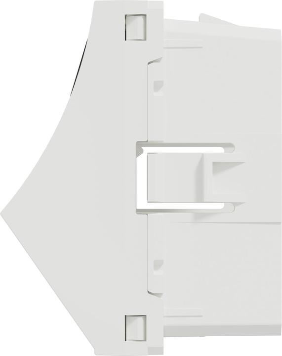 Produktbild Schneider Electric Datenbuchse 2xRJ45 S-one, gewinkelt, weiss