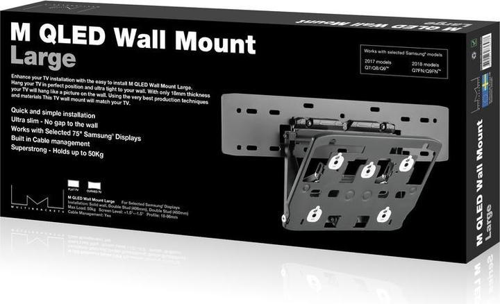 Produktbild Multibrackets Wandhalterung Samsung Q Serie (Wand, 75", 50 kg)