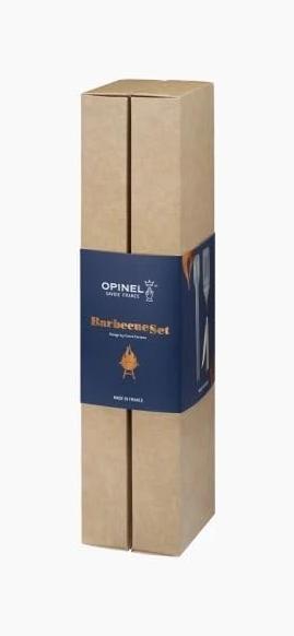 Actual product image Opinel No 12B Barbecue set, boutique box, 3-piece