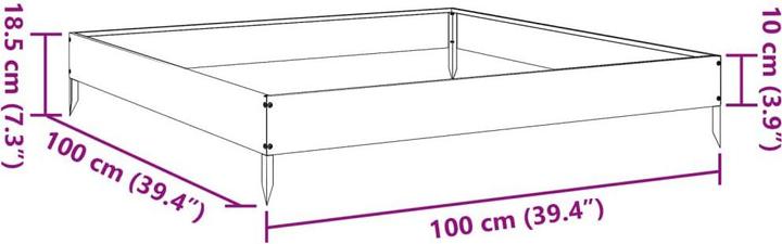 Produktbild vidaXL Hochbeet