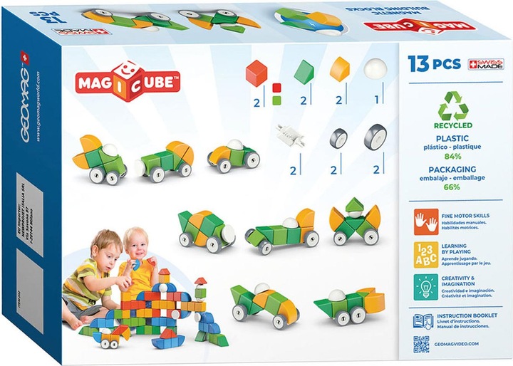 Produktbild Geomag Shapes GREEN line Wheels