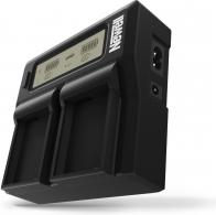 Actual product image Newell DC-LCD-Zweikanal-Ladegerät für BP-A30/A60/A90-Akkus für Canon (Camera battery charger)