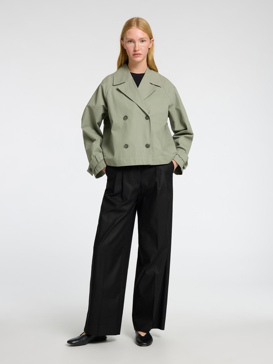 Actual product image Selected Femme Slfcilo Short Trenchcoat Noos (34)