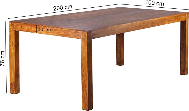 Actual product image Wohnling Mumbai (200 x 100 x 76 cm)