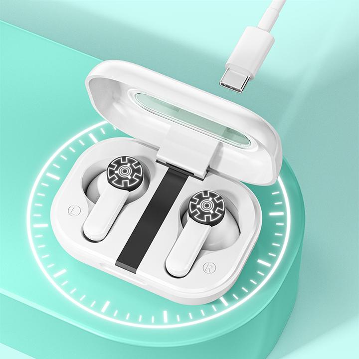 Actual product image Wekome Wireless headphones Bluetooth V5.2 TWS Gree (4 h, Wireless)