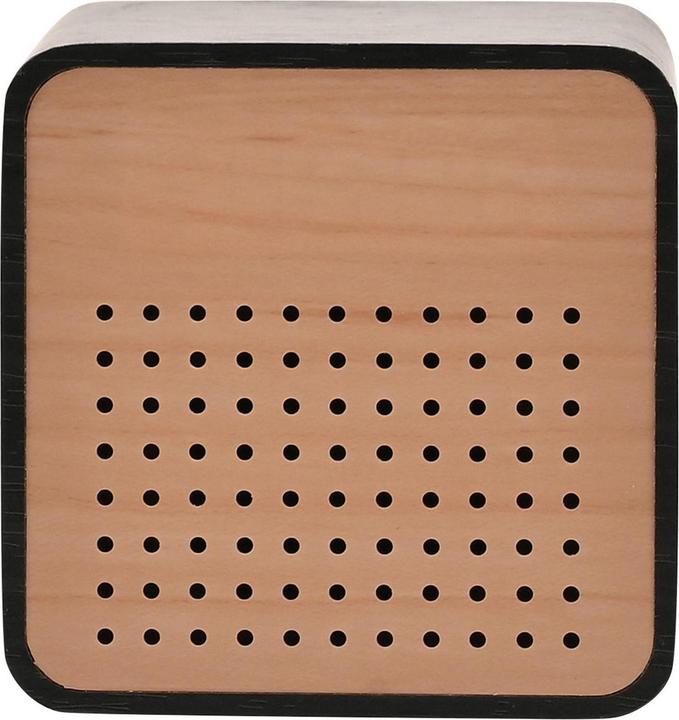 Produktbild Interval Wecker aus Holz mit BluetoothLautsprecher Schwarz