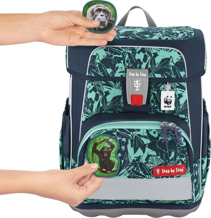 Actual product image Step by Step School Backpack Accessories Set Magic Mags