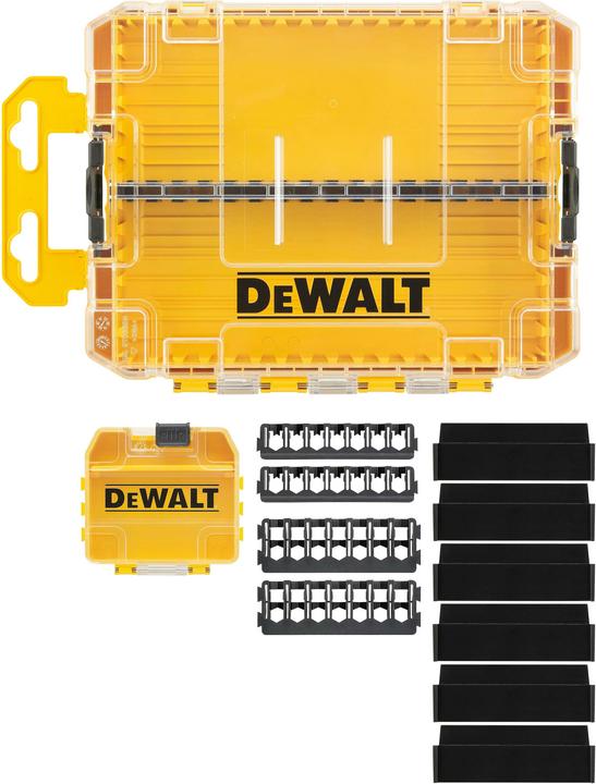 DeWalt Mittleres Tough Case+ mit kleiner Aufbewahrungsbox