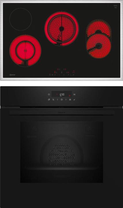 Actual product image Neff Built-in oven set, B2CCJ7AK0 + T18SDH9L0, BTX48PB