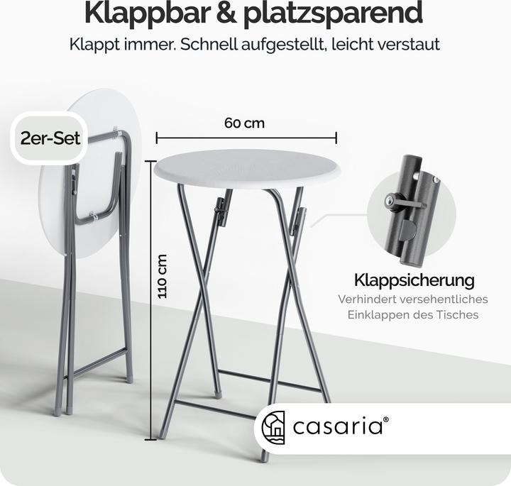 Actual product image Casaria Bar table (60 cm)