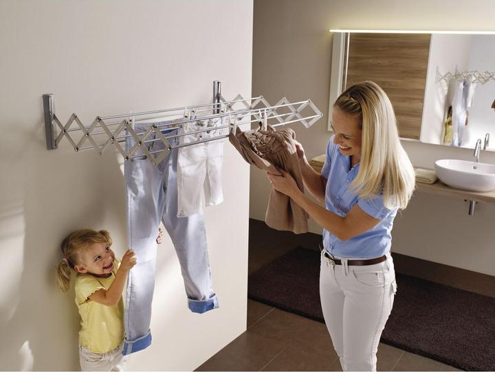Actual product image Artweger Wall-mounted tumble dryer Ruck Zuck 80 cm silver (6.70 m)