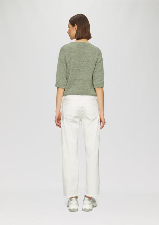 Produktbild S.Oliver Jeans-Hose Cropped-Jeans Karolin / Regular Fit / Mid Rise / Straight Leg / offener Saum (44)