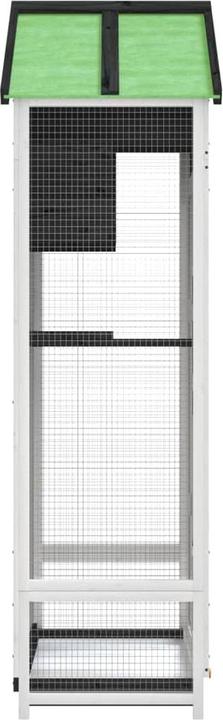 Image du produit VidaXL Voliere Braun 91,5x53x170 cm Massivholz Kiefer