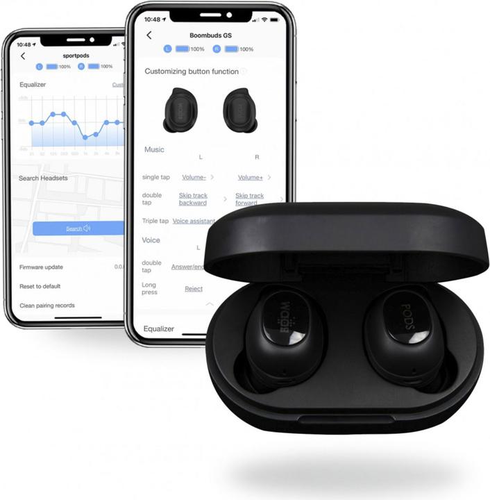 Produktbild Boompods Boombuds GS Black (35 h, Kabellos)