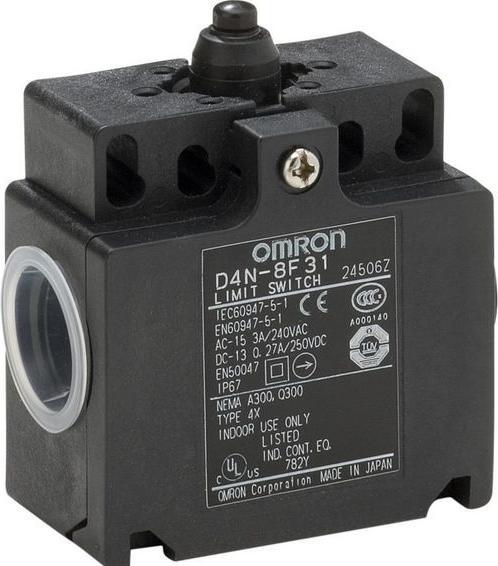 Actual product image Omron Industrial Automation Limit Switch, Plunger, M20, 2 Conduit