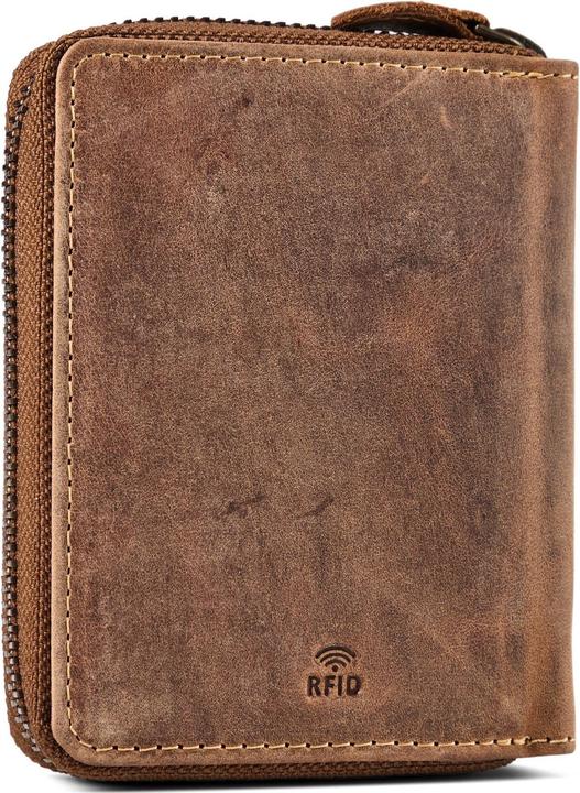 Produktbild Greenburry Huntsman Geldbörse RFID Schutz Leder 10 cm