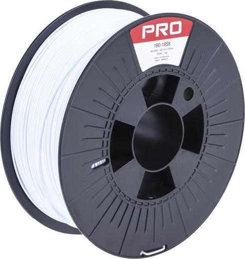 Image du produit RS PRO Filament pour imprimante 3D PET-G à utiliser avec les imprimantes 3D de bureau courantes, blanc (PETG-GF, 1.75 mm, 1000 g, Blanc)