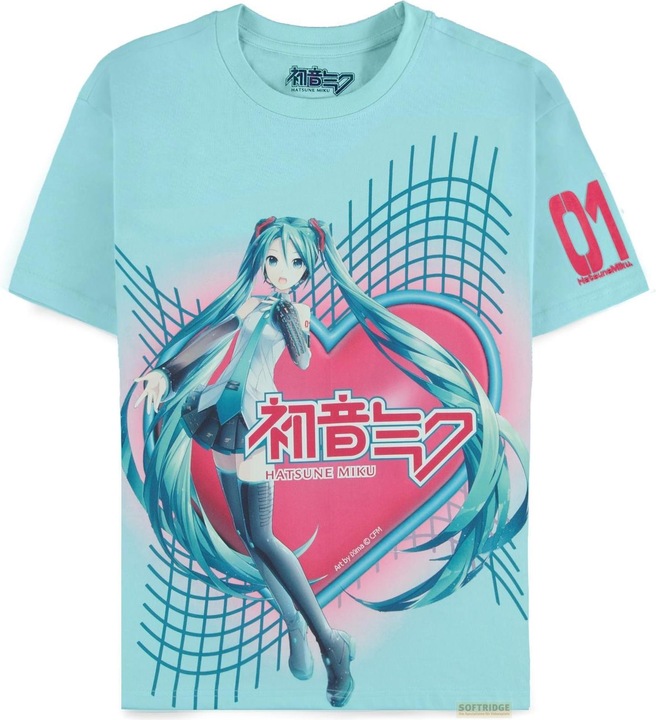 Difuzed Hatsune Miku - Unisex Metaverse Short Sleeved T-shirt - M (M)