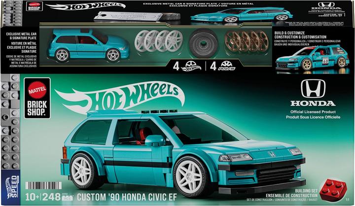 Actual product image Mattel Brick Shop Hot Wheels Speed Honda 2