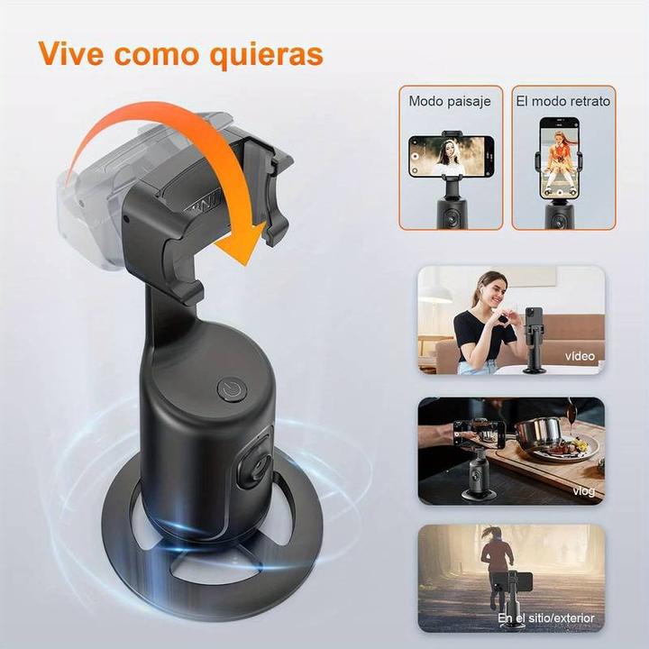 Immagine prodotto PhoneLook Stabilizzatore per smartphone per selfie con tracciamento del volto, rotazione a 360 gradi e