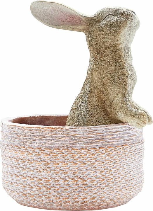 Produktbild Loberon Übertopf Merisette grau (32.50 x 19.50 x 41 cm)