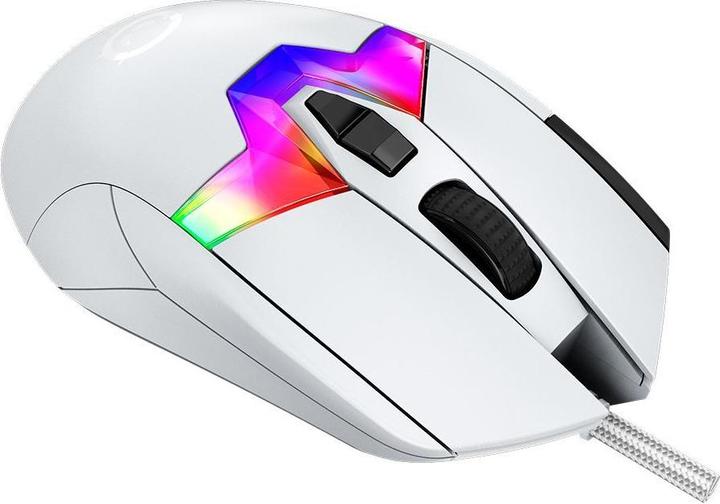 Image du produit Lorgar Computer mouse MSP80, 8000 Hz Gaming Mouse Pro, White (Filaire)