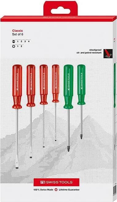 Produktbild PB Swiss Tools Schraubenziehersätze (Schlitzschrauben, Pozidriv-Kreuzschlitz (PZ))