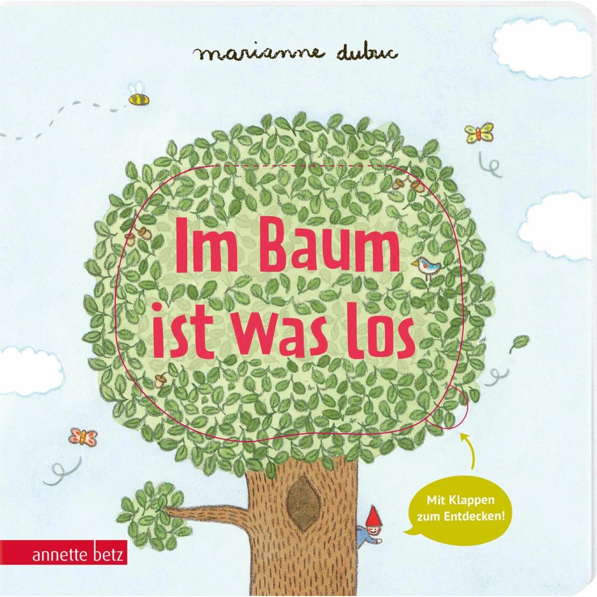 Thumbnail - Im Baum ist was los - Pappbilderbuch mit Klappen, Kinderbücher von Marianne Dubuc, Kim Laura Franzke