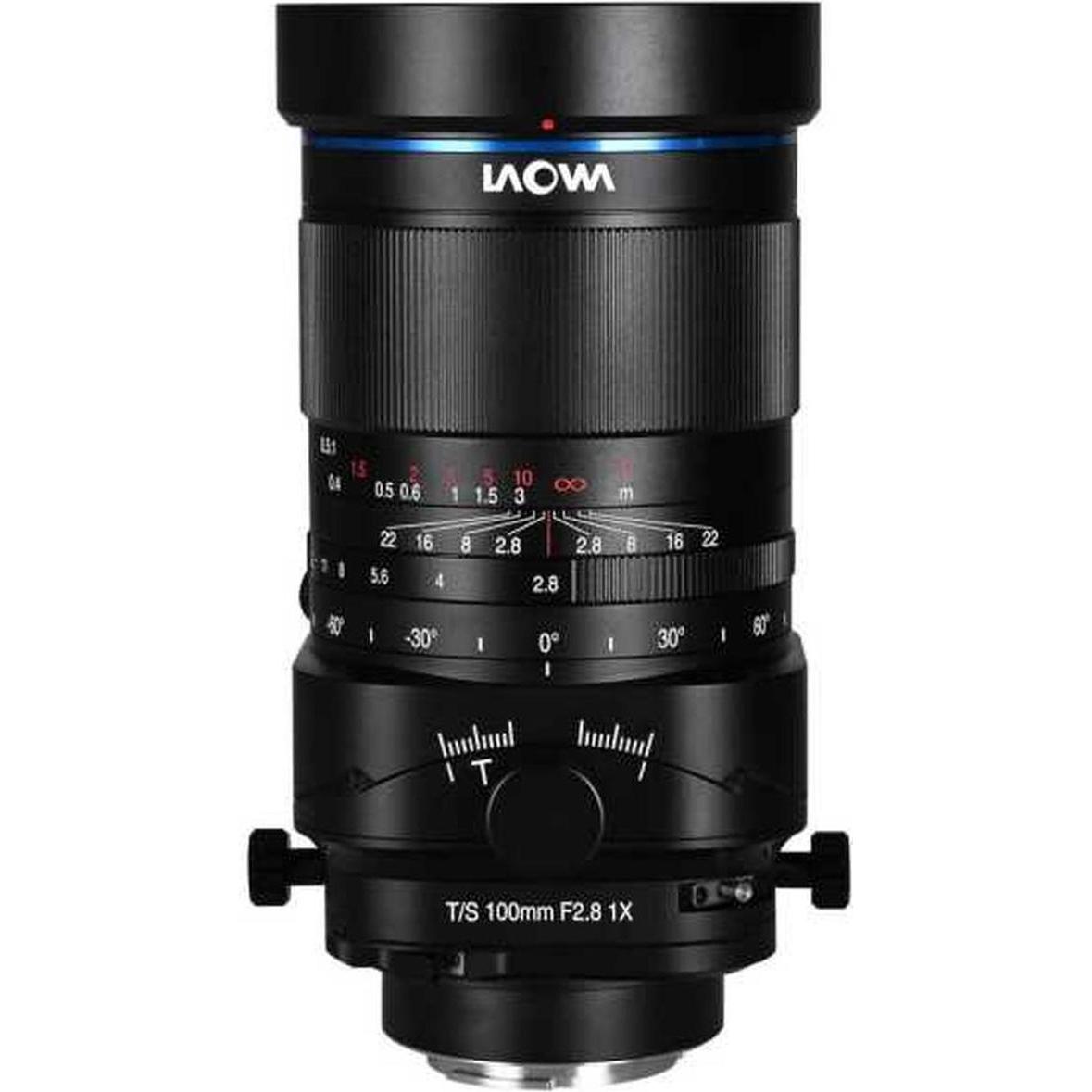 Laowa 100mm f/2.8 Tilt Shift 1X Macro Lens Sony FE (Sony E, Full frame), Obiettivo, Nero