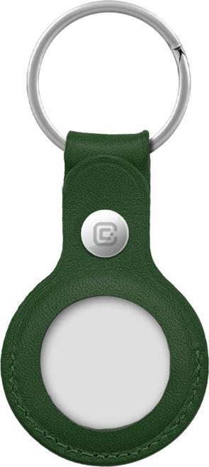 Productafbeelding Crong Leren etui met sleutelhanger - Skórzany brelok do Apple AirTag (zielony)