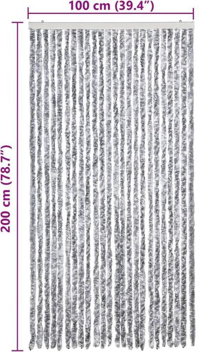 Produktbild vidaXL Fliegenvorhang (100 x 200 cm)