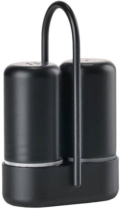 Image du produit Zone Denmark Set de salière et poivrière de zone, noir (Sel, Poivre)