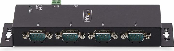 Actual product image StarTech com 4-Port Serial to Ethernet Adapter, IP Serial Device Server For Remote RS232 Devices, Wa