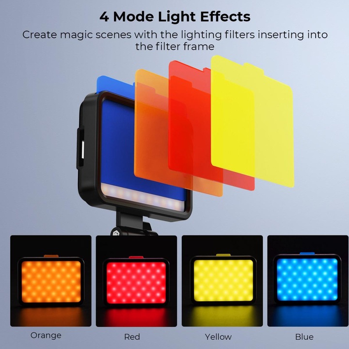 Produktbild K&F Concept LED lamp, 3000K-10000K, warm, cool and double-color light (Weitere Dauerlichter)