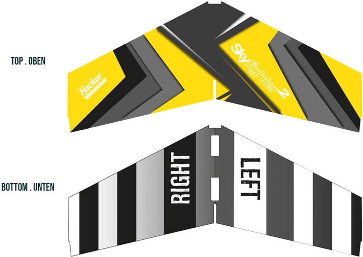 Hacker SkyFighter² - gele editie (Aerobatics)