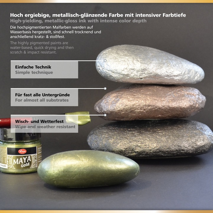 Actual product image Viva Decor Maya Gold, 45ml (Ice blue, 45 ml)