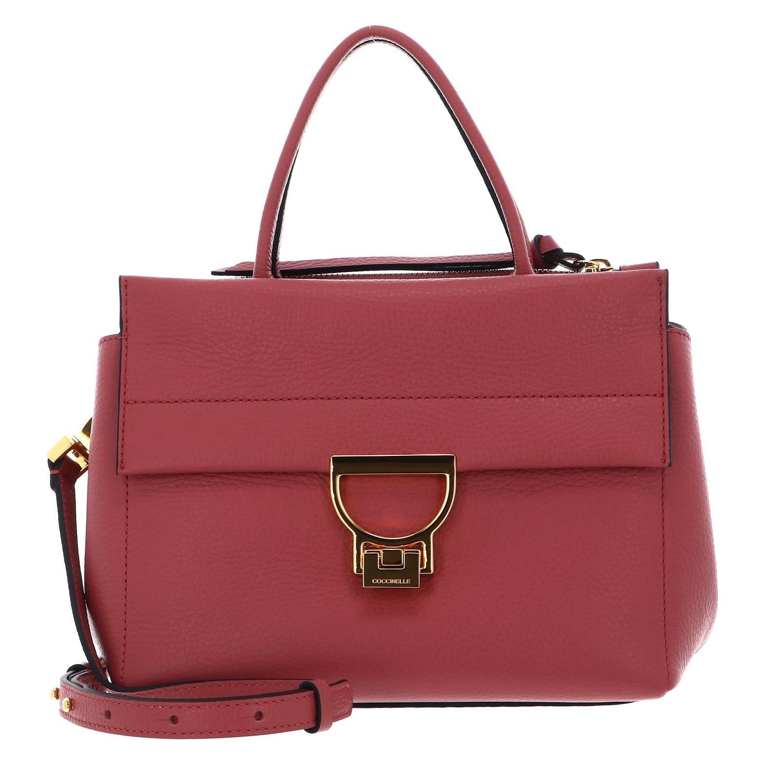 Coccinelle, Damen, Handtasche, Arlettis Handbag Grained Leather, Rot