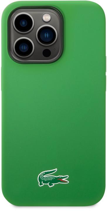 Image du produit Lacoste LCHMP15XSLON iPhone 15 Pro Max 6.7" zielony/green étui rigide Silicone MagSafe (Apple iPhone 15 Pro Max)