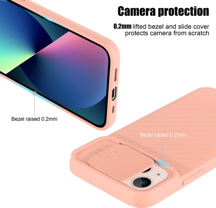Actual product image Cadorabo TPU cover with camera protection (Apple iPhone 13)