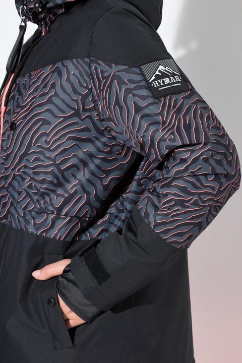 Actual product image Ulla Popken Neon Ripple Performance Snow Coat (60)